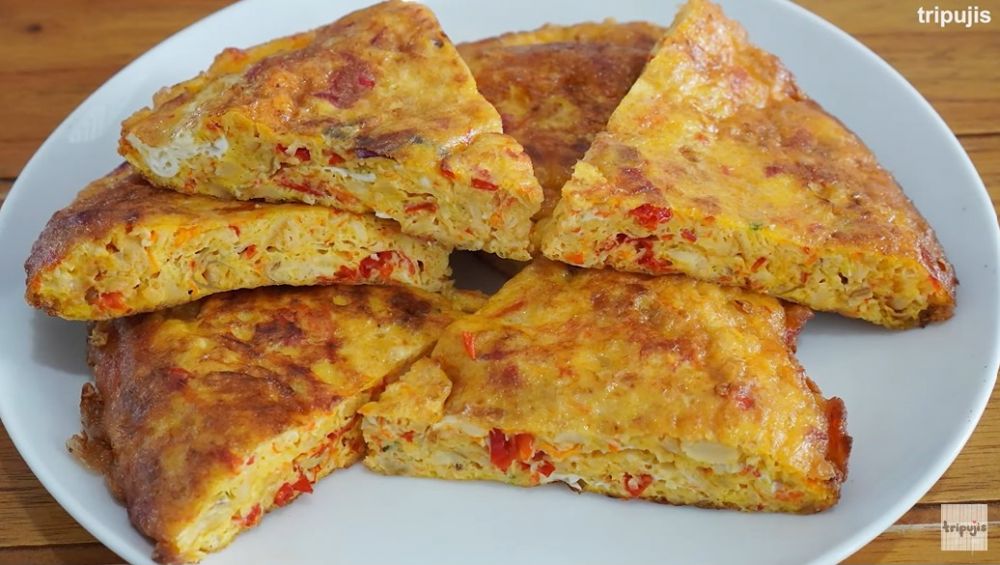 Cukup tambah 1 bahan, ini trik membuat telur dadar semakin tebal dan antikempis tanpa tepung dan air