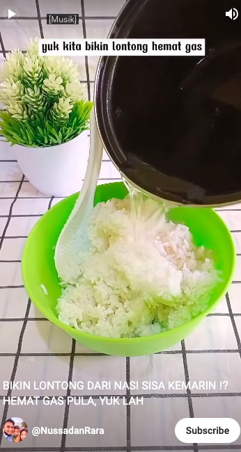 Nggak sampai 15 menit, ini cara praktis bikin lontong yang teksturnya empuk, padat, dan hemat gas