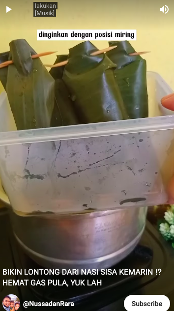 Nggak sampai 15 menit, ini cara praktis bikin lontong yang teksturnya empuk, padat, dan hemat gas