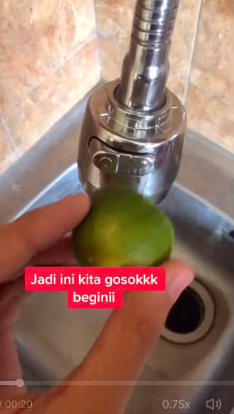 Tanpa sabun atau baking soda, ini cara hilangkan kerak di keran wastafel cuma pakai 1 bahan dapur