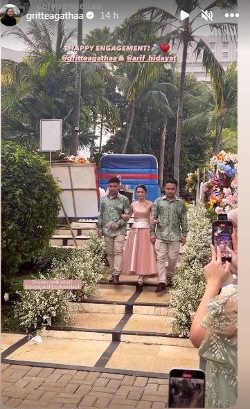 tunangan gritter Instagram