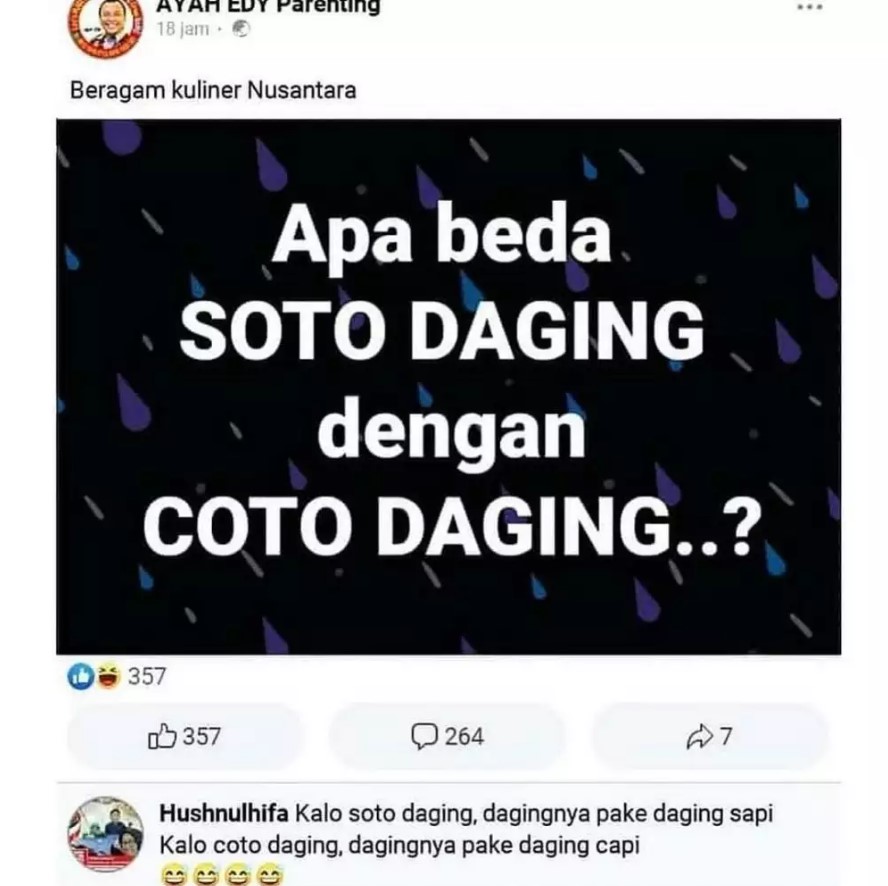 Tebak-tebakan nyeleneh Facebook  Berbagai sumber