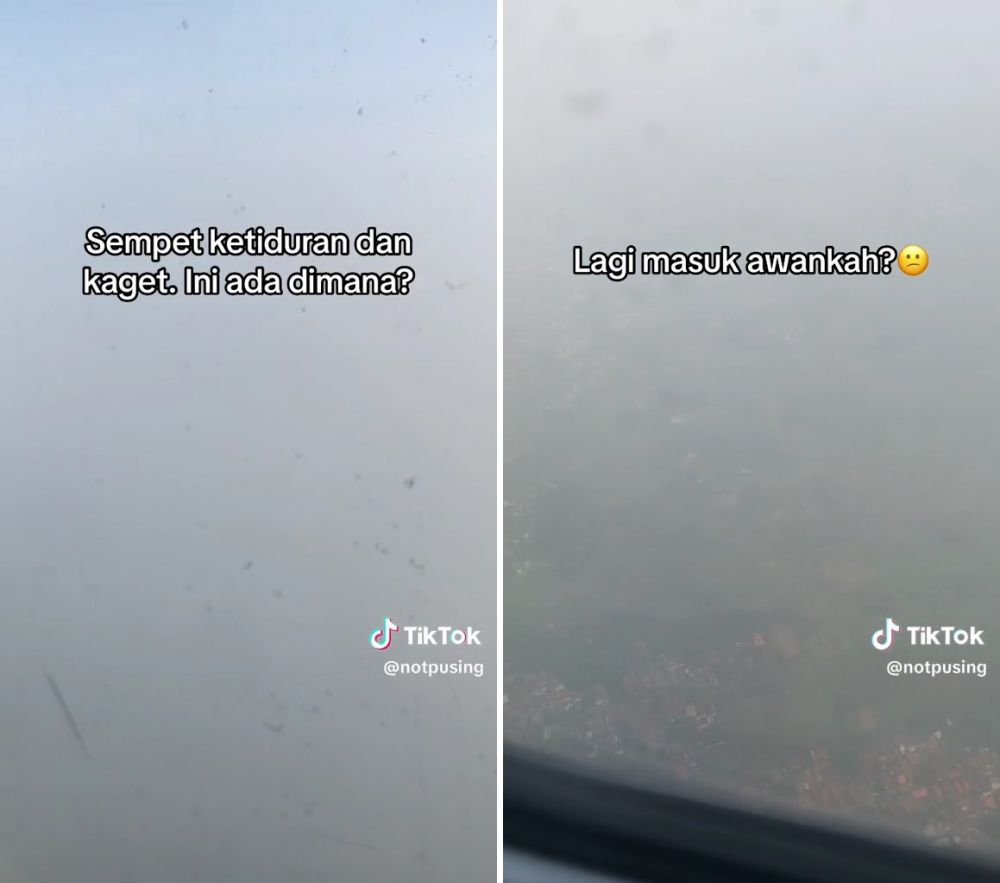 polusi udara jakarta © TikTok