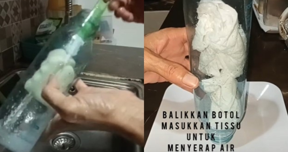 Tak perlu baking soda atau air hangat, ini cara enyahkan bau tak sedap di dalam botol minum