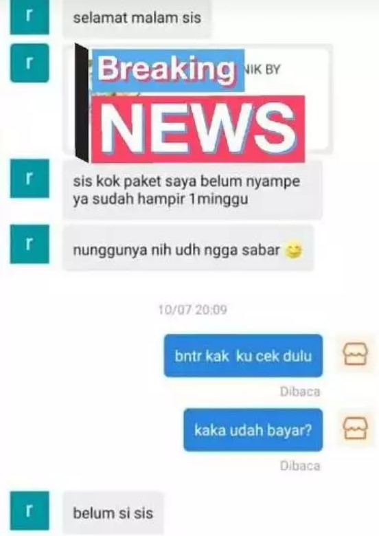 Salah sendiri malah repotin penjual Berbagai sumber Salah sendiri malah repotin penjual Berbagai sumber