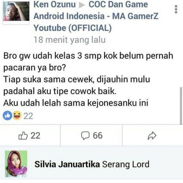 Potret kocak orang minta saran di Facebook Berbagai sumber