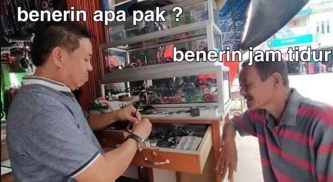 meme tanya jawab di pasar Berbagai sumber