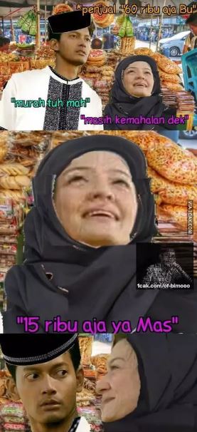 meme tanya jawab di pasar Berbagai sumber