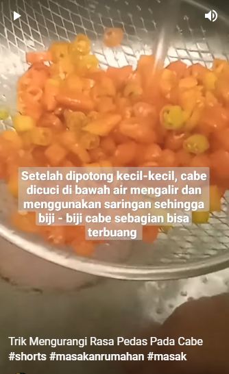 Trik mengurangi rasa pedas pada cabai rawit, lebih cepat tanpa perlu dibelah satu per satu