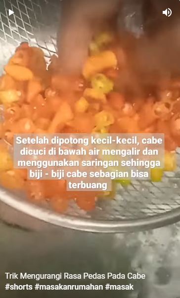 Trik mengurangi rasa pedas pada cabai rawit, lebih cepat tanpa perlu dibelah satu per satu