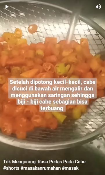 Trik mengurangi rasa pedas pada cabai rawit, lebih cepat tanpa perlu dibelah satu per satu