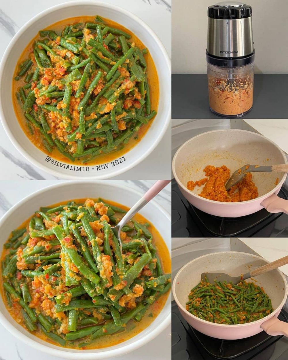 13 Resep tumis kacang panjang pedas, sederhana, dan bumbunya nendang di lidah