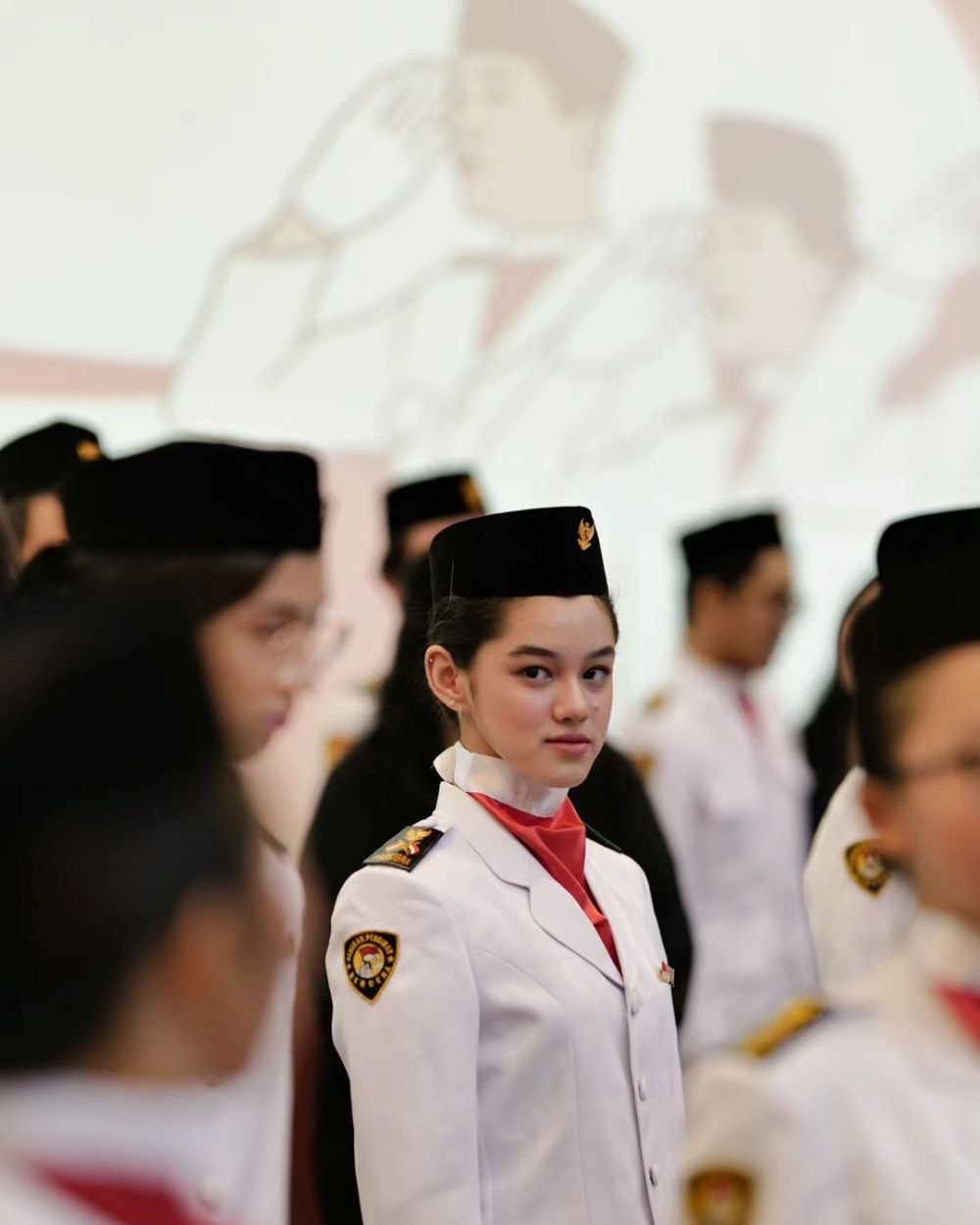 Shaista anak Rionaldo jadi Paskibra © Instagram