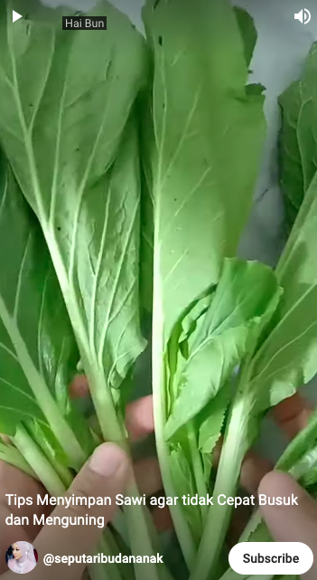 Trik mudah simpan sawi agar tidak cepat busuk dan menguning, cuma tambahkan 1 bahan