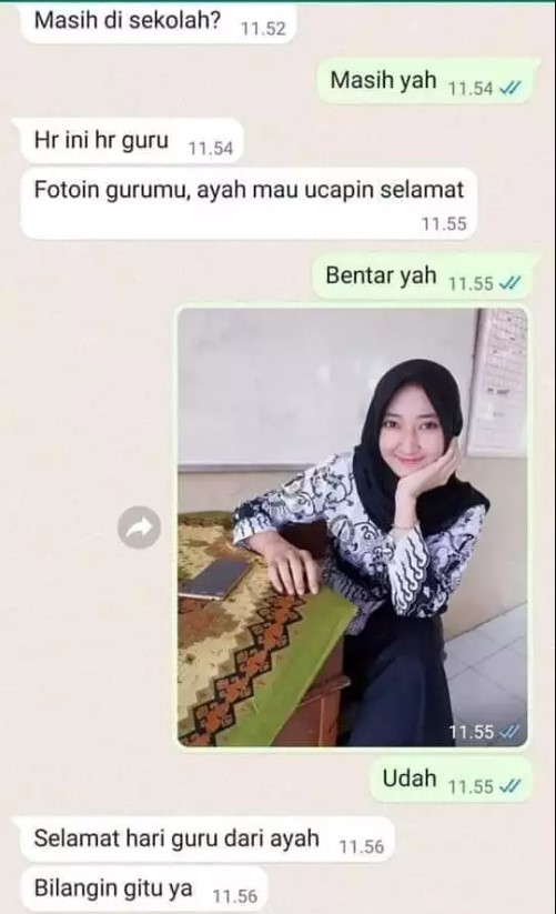 Chat lucu orang tua ngeselin pol  Berbagai sumber