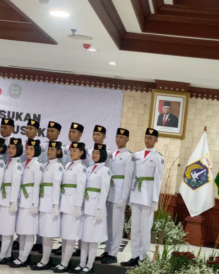 momen dhofin anak ibnu jamil terpilih paskibra © instagram momen dhofin anak ibnu jamil terpilih paskibra © instagram