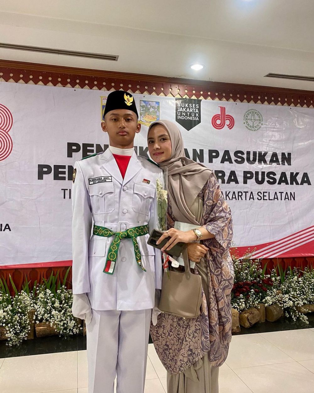 momen dhofin anak ibnu jamil terpilih paskibra © instagram momen dhofin anak ibnu jamil terpilih paskibra © instagram