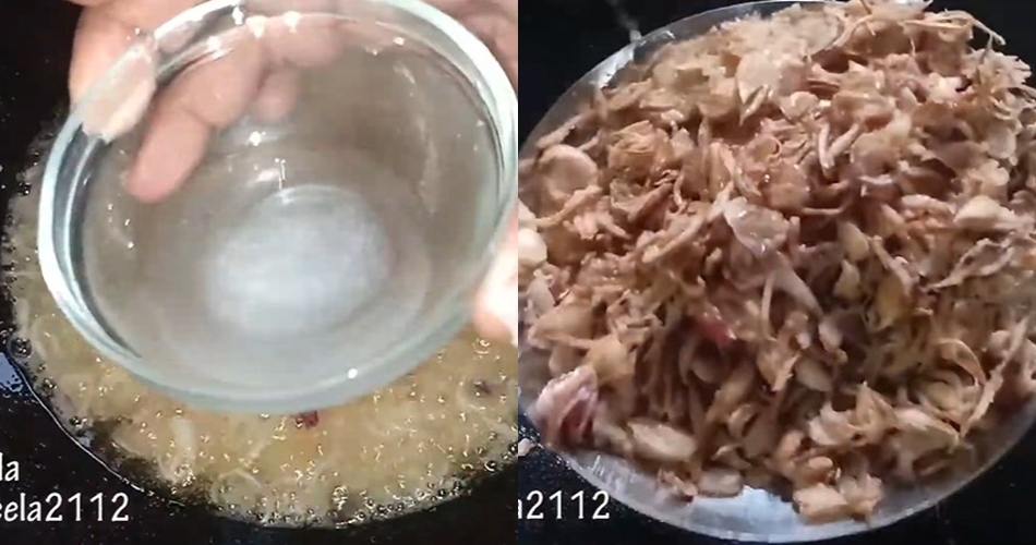 Bukan pakai terigu atau maizena, ini trik goreng bawang merah agar semakin renyah dan gurih