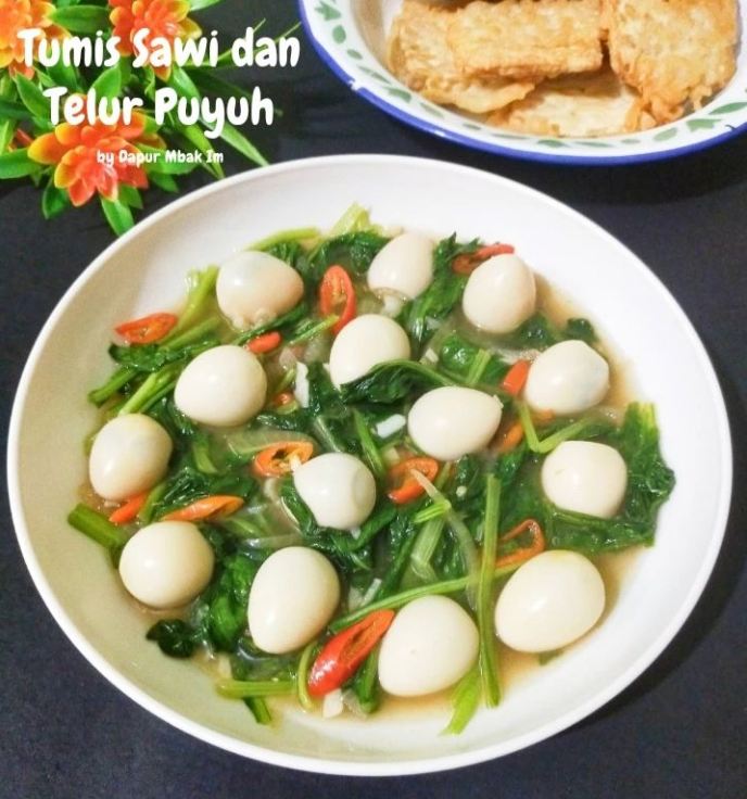 13 Resep tumis sawi hijau telur, enak, sederhana, praktis, dan mudah dibuat