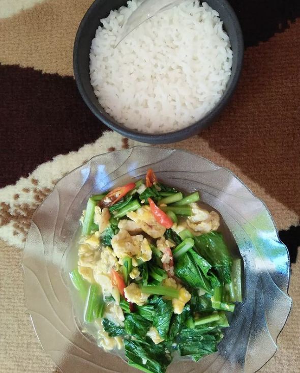 13 Resep tumis sawi hijau telur, enak, sederhana, praktis, dan mudah dibuat