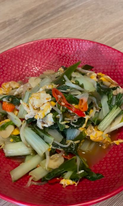 13 Resep tumis sawi hijau telur, enak, sederhana, praktis, dan mudah dibuat