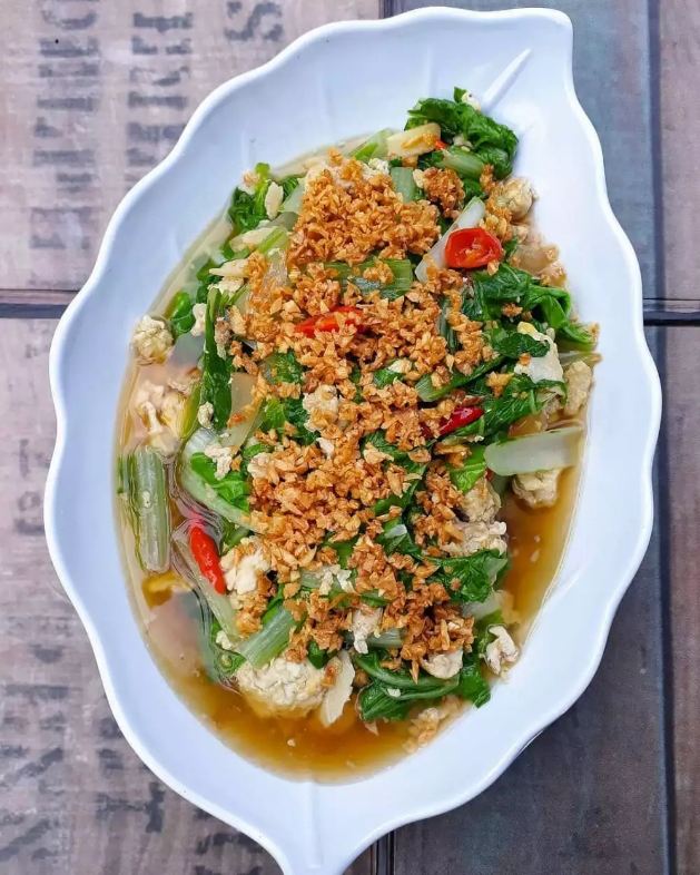 13 Resep tumis sawi hijau telur, enak, sederhana, praktis, dan mudah dibuat