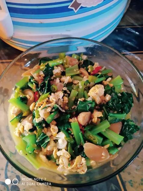 13 Resep tumis sawi hijau telur, enak, sederhana, praktis, dan mudah dibuat