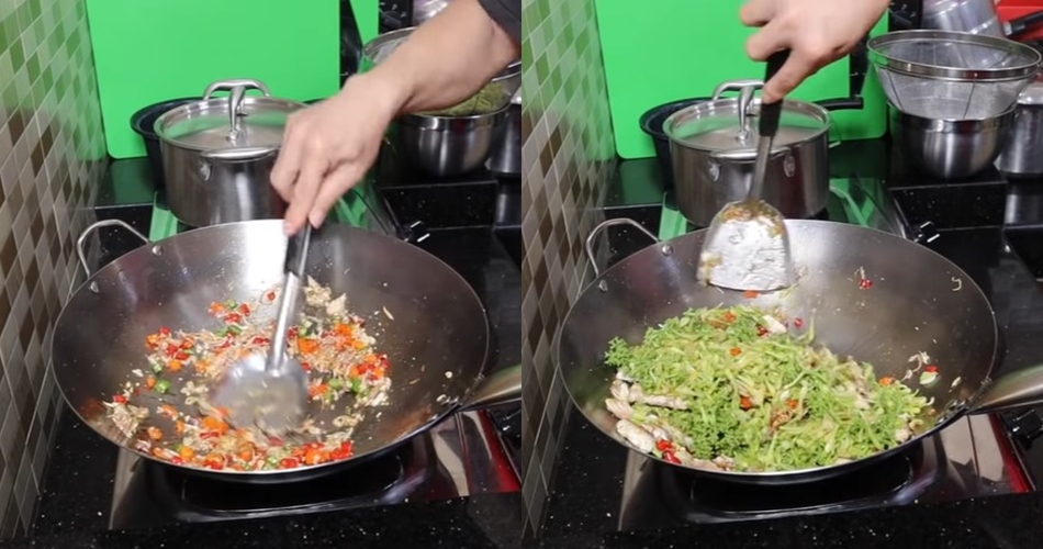 Tanpa asam jawa atau daun jambu, ini trik menumis bunga pepaya agar minim pahit pakai 3 bahan dapur