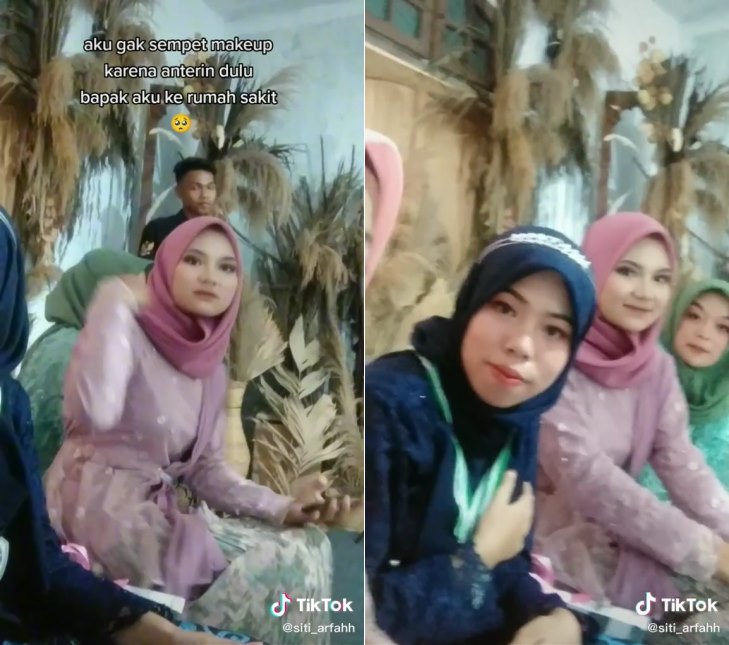nggak makeup wisuda © TikTok