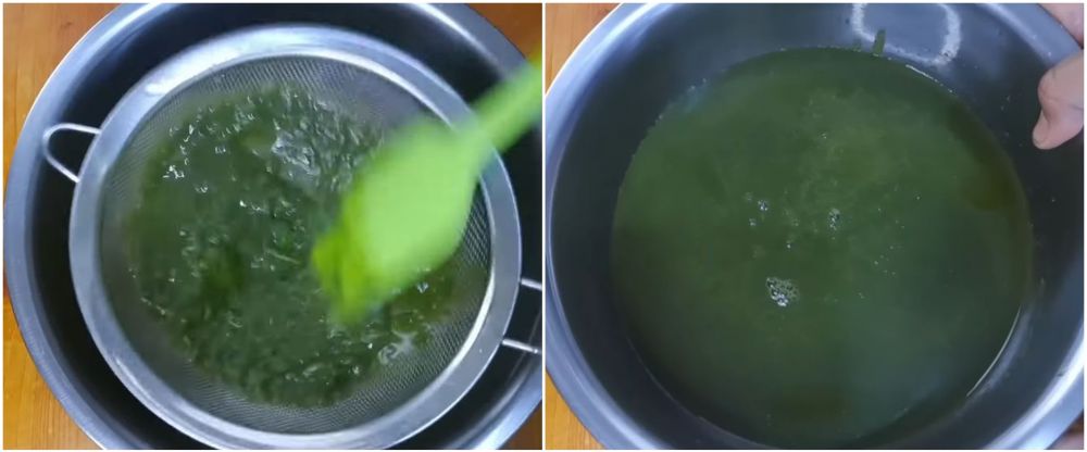 Cukup tambah 2 bahan dapur, ini trik membuat cincau agar tak bau daun dan berbusa walau tanpa diremas