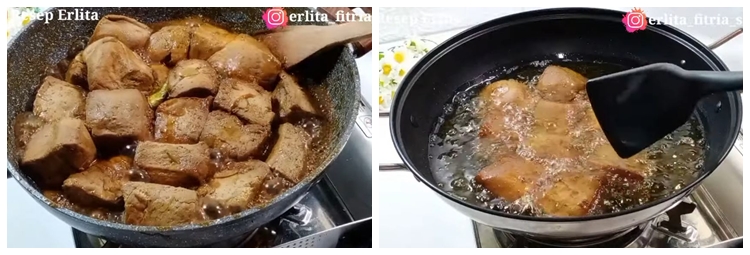 Tak perlu dikukus dulu, ini trik bikin tahu bacem yang legit dan nggak hancur saat diungkep