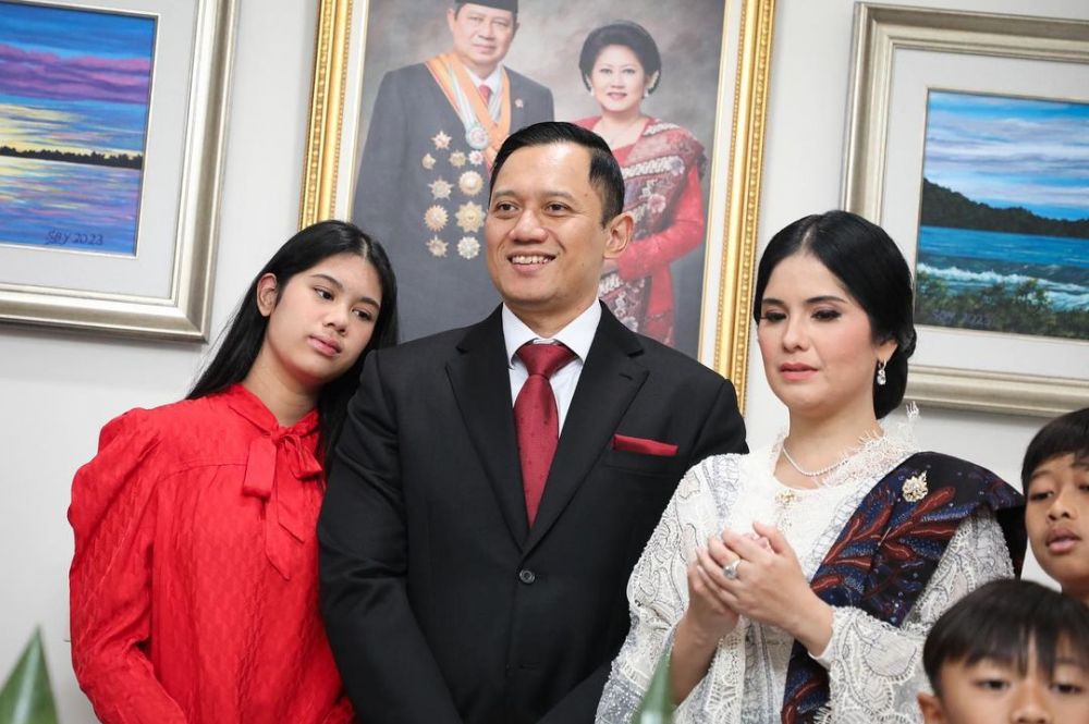 ekspresi aira anak agus yudhoyono di acara ulang tahun jadi sorotan © berbagai sumber
