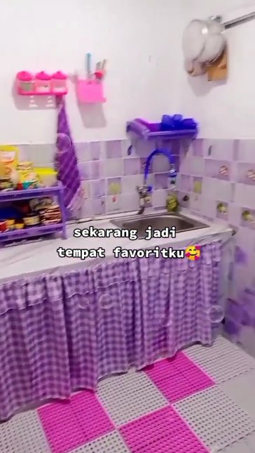 makeover dapur horor © TikTok