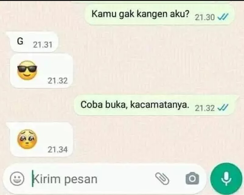 Chat lucu mengecoh bikin tepuk jidat Berbagai sumber
