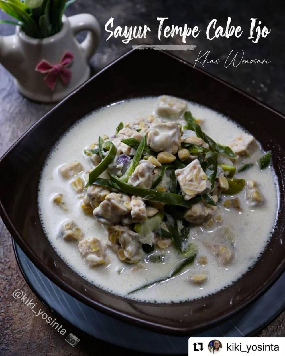 15 Resep sayur tempe santan ala rumahan, gurih, segar, nikmat, dan bikin nagih