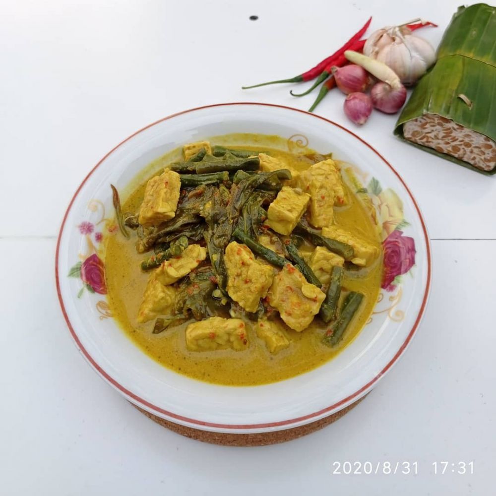 15 Resep sayur tempe santan ala rumahan, gurih, segar, nikmat, dan bikin nagih