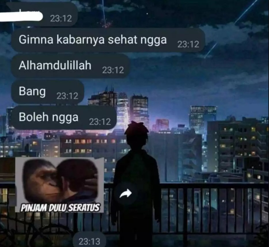 Basa-basi teman mau ngutang Berbagai sumber