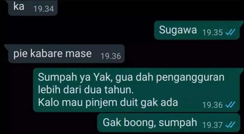 Basa-basi teman mau ngutang Berbagai sumber Basa-basi teman mau ngutang Berbagai sumber
