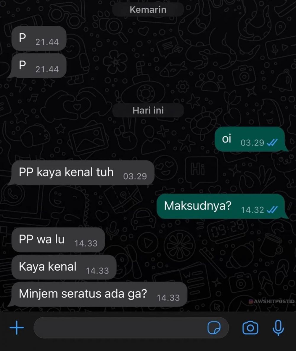 Basa-basi teman mau ngutang Berbagai sumber Basa-basi teman mau ngutang Berbagai sumber