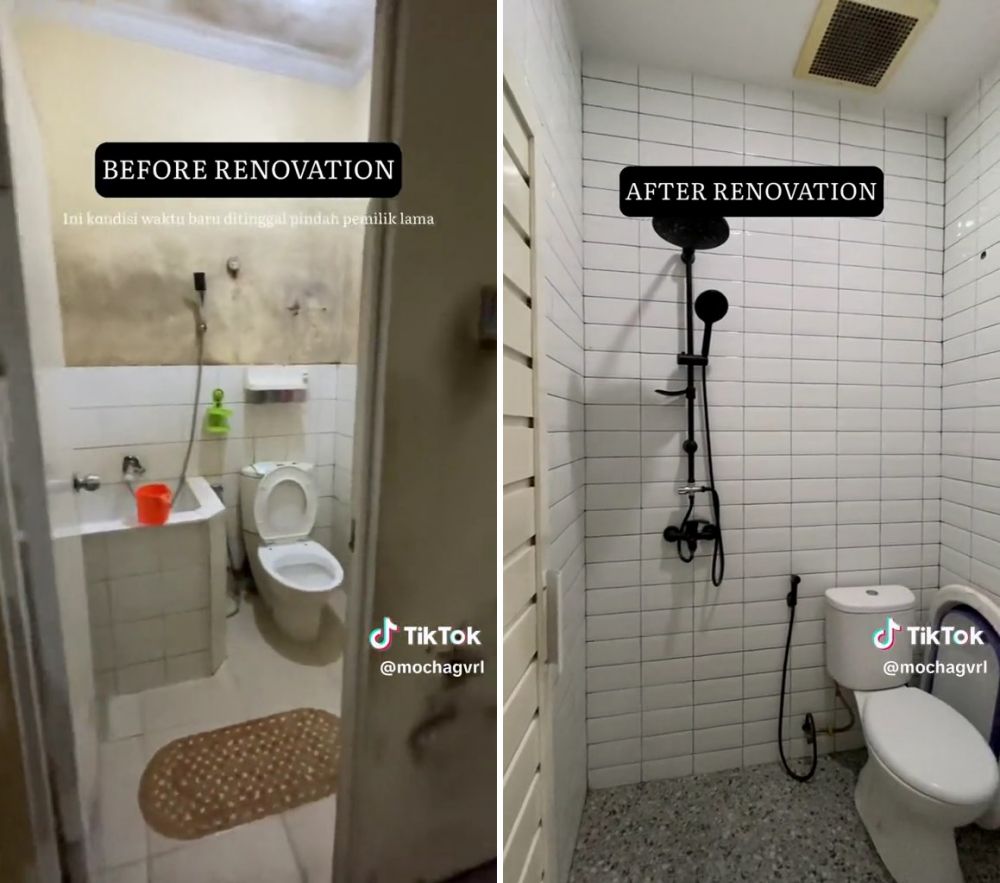 renovasi rumah tua jadi kekinian © TikTok
