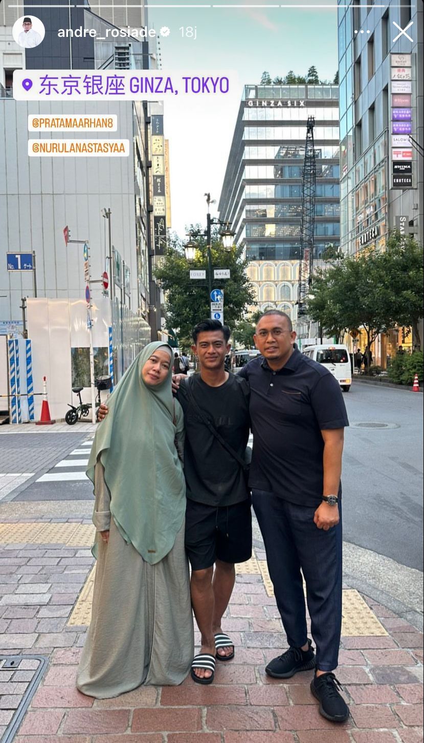 kedekatan arhan dan mertua © instagram