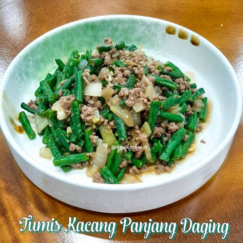 15 Resep kacang panjang daging sapi, enak, spesial, tinggi nutrisi, dan gampang dibuat