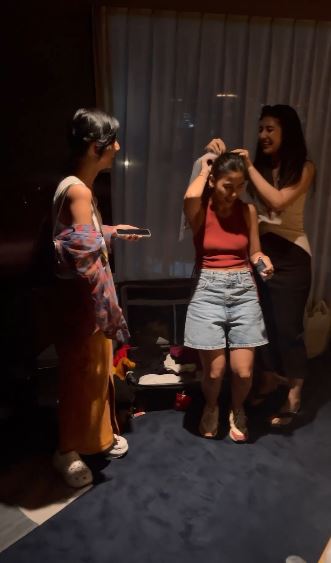 momen Adinda Thomas dapat kejutan Bridal Shower © 2023 brilio.net