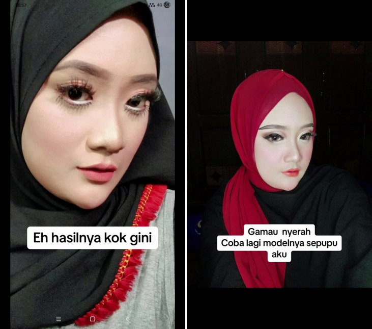 belajar jadi MUA © TikTok