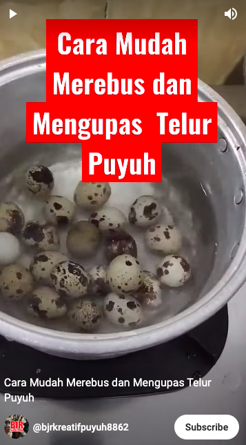 Lebih hemat gas, begini trik merebus telur puyuh dalam 7 menit agar matang sempurna dan mudah dikupas