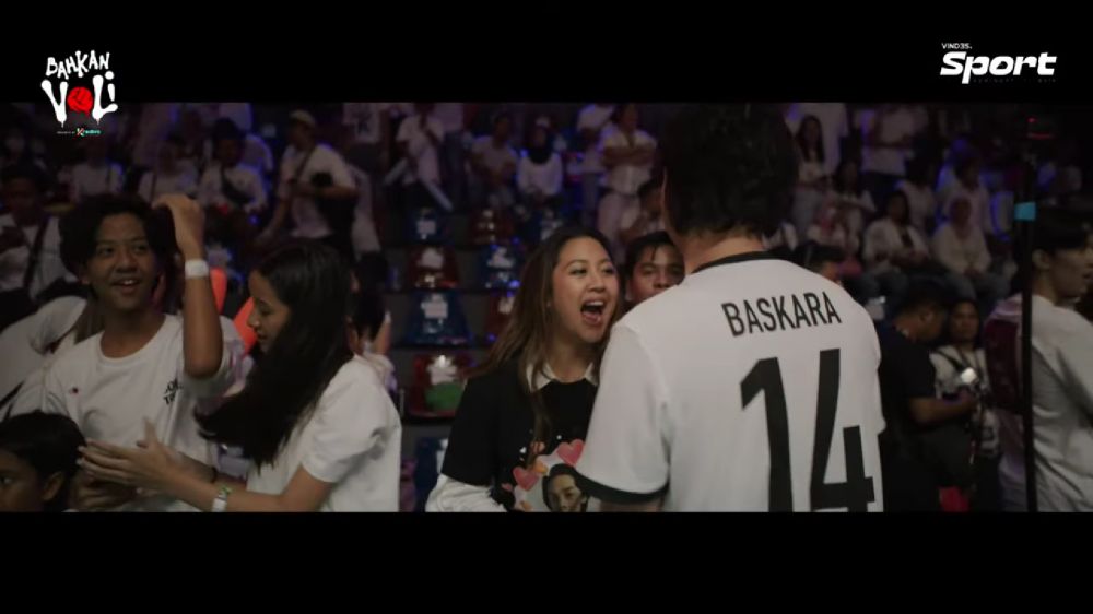 sherina dan baskara mahendra bahkan voli © 2023 brilio.net