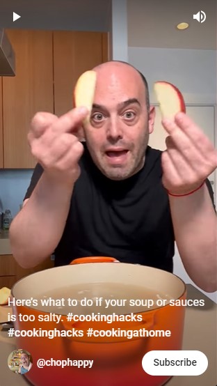 Bukan pakai kentang atau gula, ini trik atasi masakan keasinan menggunakan 1 jenis buah