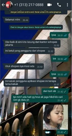 Chat lucu modus penipuan Berbagai sumber