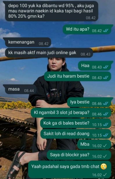 Chat lucu modus penipuan Berbagai sumber