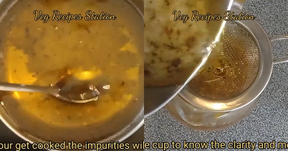 Cara jitu jernihkan minyak goreng yang kotor dan keruh cuma pakai 1 bahan dapur